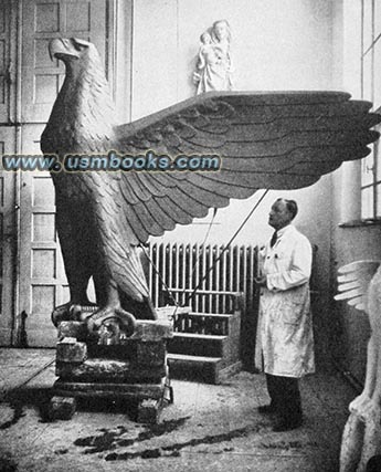 Nazi eagle sculpture